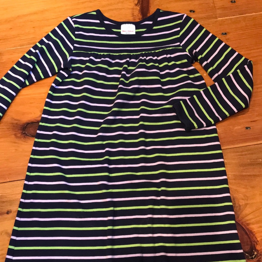HANNA ANDERSSON 140 MultiStripe Playdress Daydress